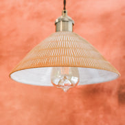 Hand-Carved Lamp Shade